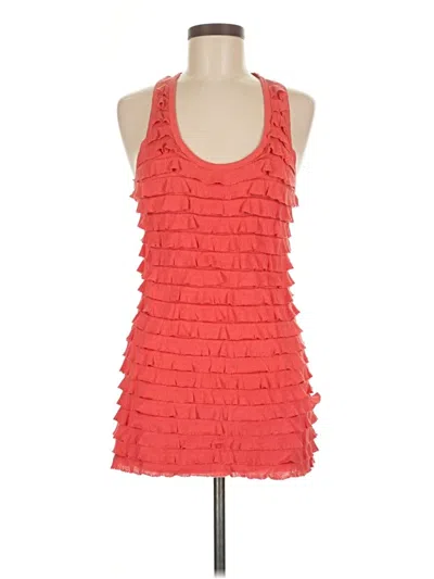 Pre-owned Design History Sleeveless Top Red Halter Neckline Tops
