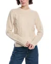 Design History Stef Wool & Cashmere-blend Sweater In Neutral