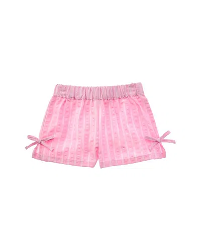 Design History Kids' Stripe Short In Pink