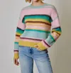 Design History Stripe Sweater In Multicolor In Multi