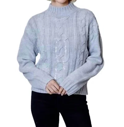 Design History Sweater Sequin In Grey In Gray
