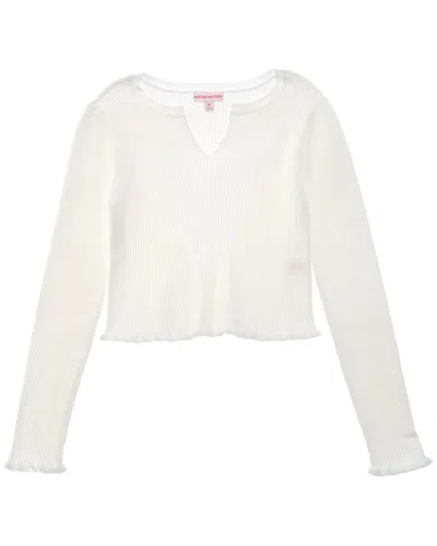 Design History Kids' Sweater In White