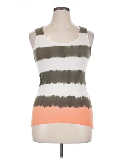 Pre-owned Design History Tank Top Orange Strapless Neckline Tops