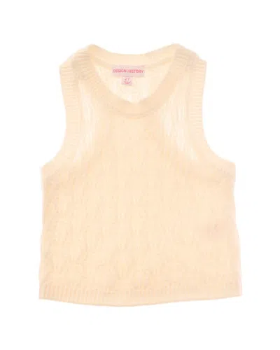 Design History Kids'  Tank Top In Neutral