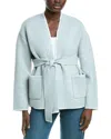 Design History Tie Front Cardigan In Blue