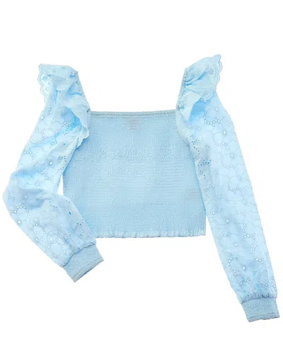 Design History Top In Blue