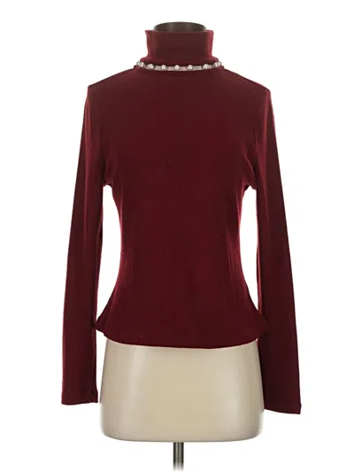 Pre-owned Design History Turtleneck Sweater In Burgundy