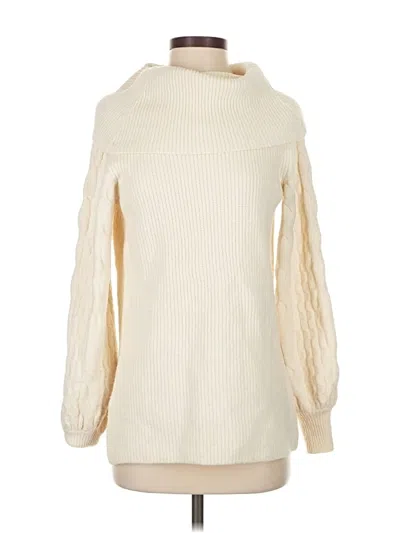 Pre-owned Design History Turtleneck Sweater In White