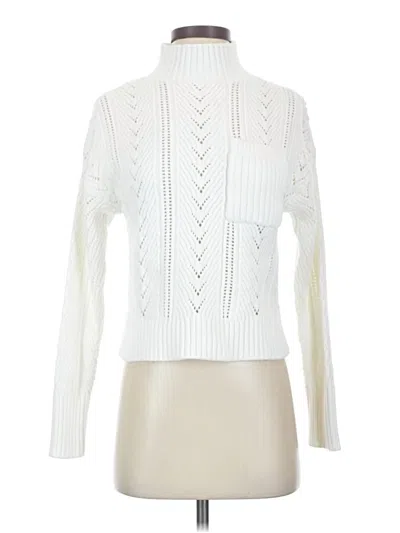 Pre-owned Design History Turtleneck Sweater In White