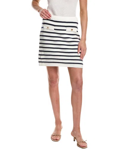 Design History Welt Pocket Striped Mini Skirt In Multi