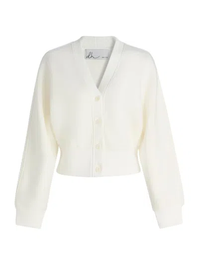 Design History Women's Caitlin V-neck Cardigan In White