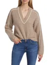 Design History Women's James Wool Blend Sweater In Mushroom
