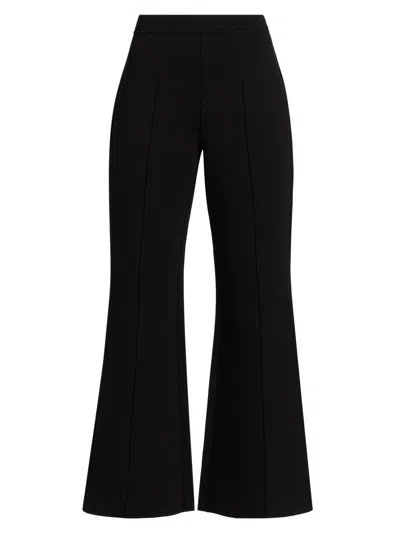 Design History Women's Marena Crease Flared Pants In Black