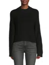 Design History Women's Raglan Sleeve Sweater In Black