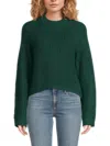 Design History Women's Raglan Sleeve Sweater In Forest