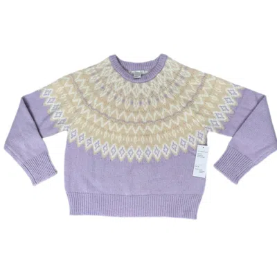 Design History Women's Raglan Sweater In Plush Lavender In Multi