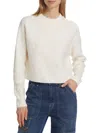 Design History Mock Neck Sweater In Ecru