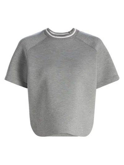 Design History Women's Tammy Crewneck Top In Gray