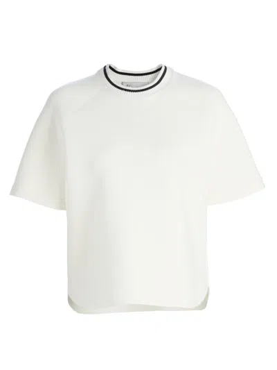 Design History Women's Tammy Crewneck Top In White