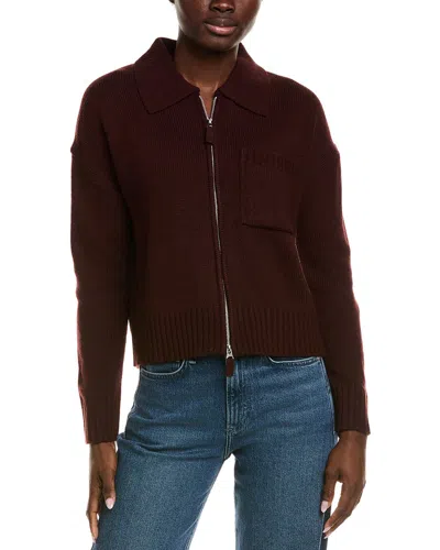 Design History Zip Cardigan In Brown