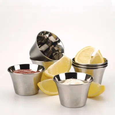 Design Imports 2 Oz. Dessert Bowl In Gray