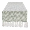Design Imports Artichoke Woven Table Runner In Green