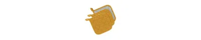 Design Imports Basic Kitchen Collection, Quilted Terry, Honey Gold, Potholder