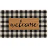 Design Imports Checkers Welcome Doormat In Multi