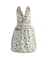 Design Imports Cheri Cherry Apron In Cherry Dots