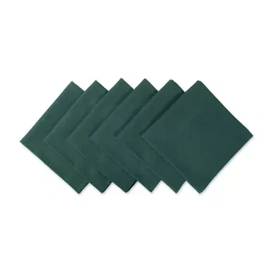 Design Imports Cotton 6-pc. Napkins In Green