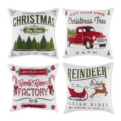 Design Imports Cotton Pillow Cover