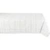 Design Imports Cottontail Garden Plaid Tablecloth In White