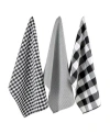 Design Imports Dishtowel Set In Black