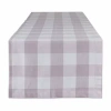 Design Imports Dusty Lilac Buffalo Check Table Runner In Purple