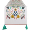 Design Imports Easter Folk Embellished Table Runner In Multi