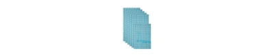 Design Imports Fridge Liner Collection Non-adhesive, Cut To Fit, 12x24", Bright Blue Herringbone, 6 Piece