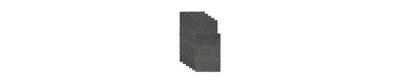 Design Imports Fridge Liner Collection Non-adhesive, Cut To Fit, 12x24", Gray Abstract Leaf, 6 Piece