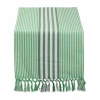 Design Imports Grass Green Stripes Table Runner In Green