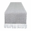 Design Imports Gray Mini Diamond Table Runner In Gray