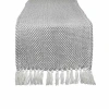 Design Imports Gray Woven Table Runner In Gray