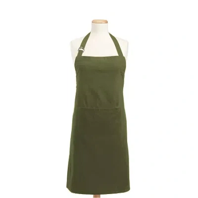 Design Imports Green Apron In Multi