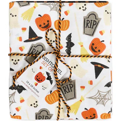 Design Imports Halloween Fun Dishtowel Set Of 3