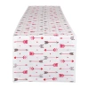 Design Imports Hearts & Arrow Print Table Runner In Multi