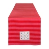 Design Imports In Love Embellished Table Runner In Red