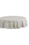 Design Imports Lavender Fields Round Tablecloth In Purple