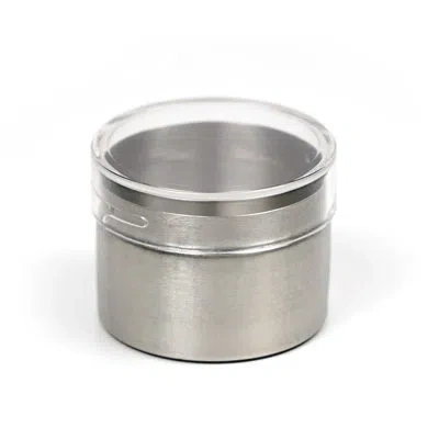 Design Imports Magnetic Clear Top Kitchen Canister In Magnetic Base