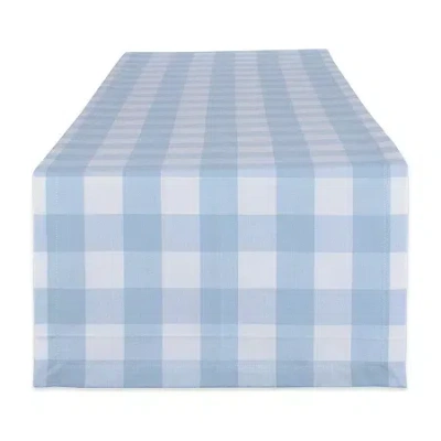 Design Imports Mineral Dobby Stripe Ribbed Table Runner In Gray