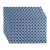 Design Imports Nautical Blue Lattice 6-pc. Placemats In Blue