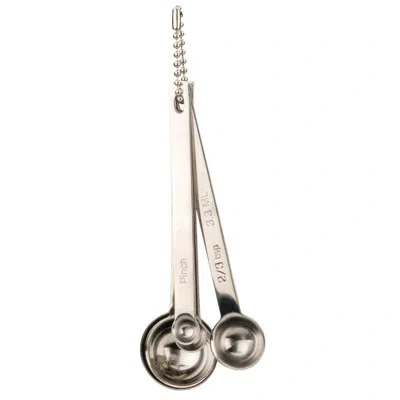 Design Imports Odd Size Measuring Spoon Set In Stainless Steel