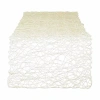 Design Imports Off-white Woven Paper Table Runner In White